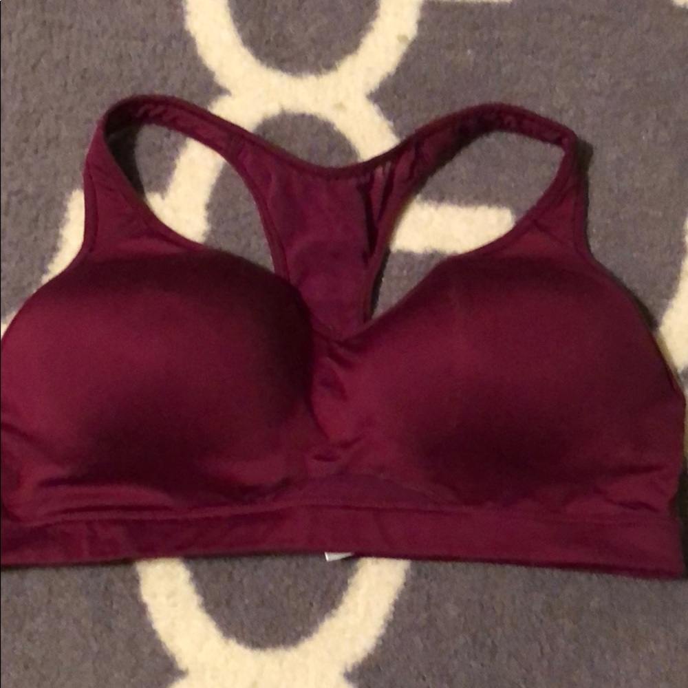 Old Navy Size 38D Maroon Sports Bra